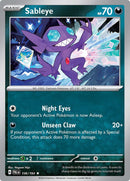 Sableye 136/193 (SV02: Paldea Evolved)  - Holofoil