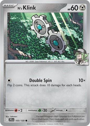 N's Klink 103/159 (SV09: Journey Together) 