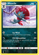 Weavile 74/156 (SM - Ultra Prism)  - Holofoil