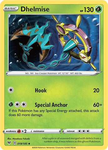 Dhelmise 019/185 (SWSH04: Vivid Voltage) 