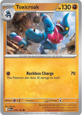 Toxicroak 079/132 (ME01: Mega Evolution) 