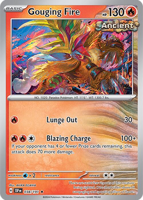 Gouging Fire 038/191 (SV08: Surging Sparks)  - Holofoil