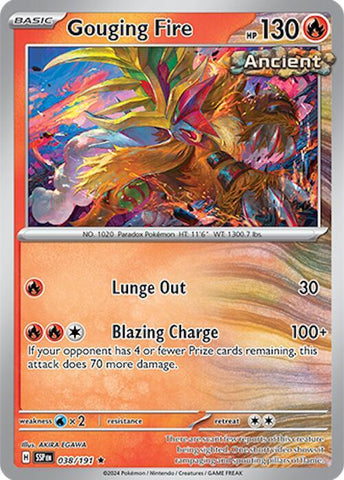 Gouging Fire 038/191 (SV08: Surging Sparks)  - Holofoil