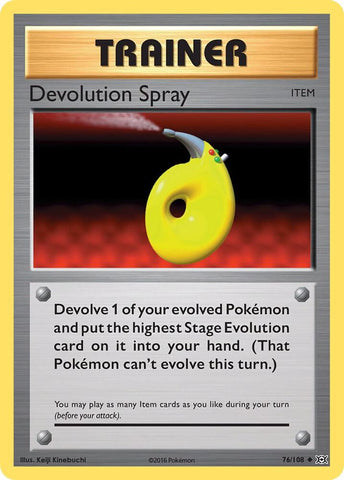 Devolution Spray 76/108 (XY - Evolutions) 
