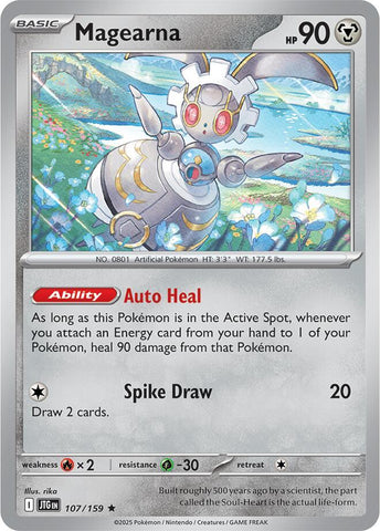 Magearna 107/159 (SV09: Journey Together)  - Holofoil