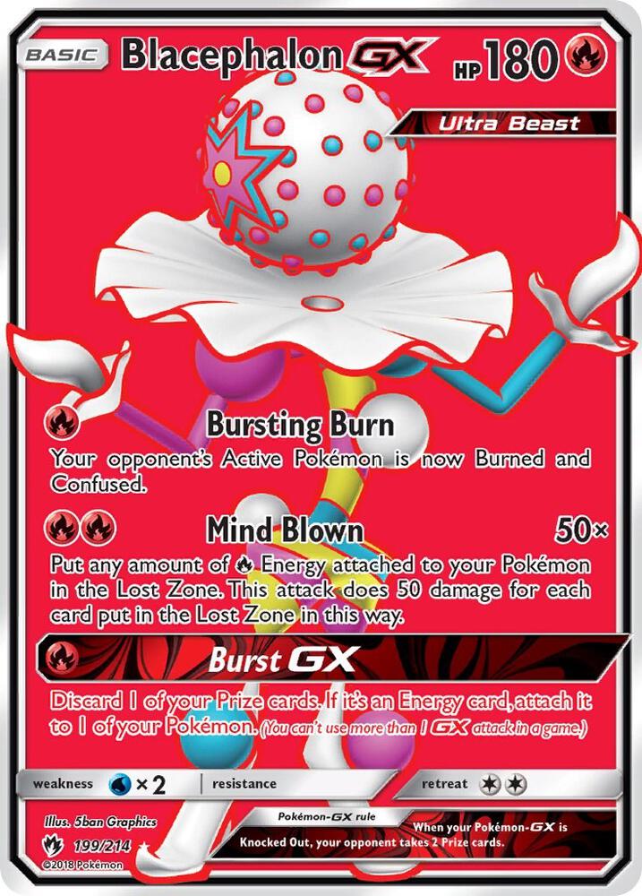 Blacephalon GX 199/214 (SM - Lost Thunder)  - Holofoil
