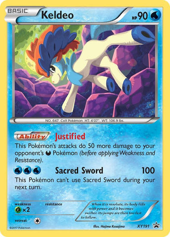 Keldeo XY191 (XY Promos)  - Holofoil