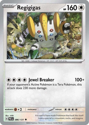 Regigigas 086/131 (SV: Prismatic Evolutions) 
