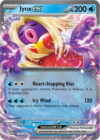 Jynx ex 124/165 (SV: Scarlet & Violet 151)  - Holofoil