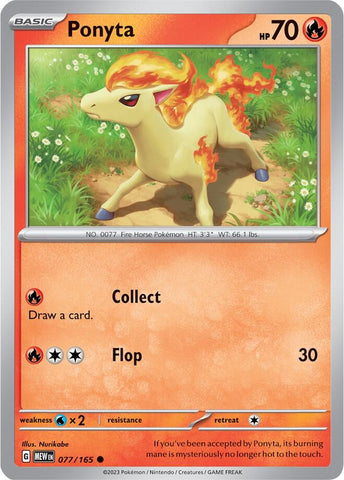 Ponyta 077/165 (SV: Scarlet & Violet 151) 