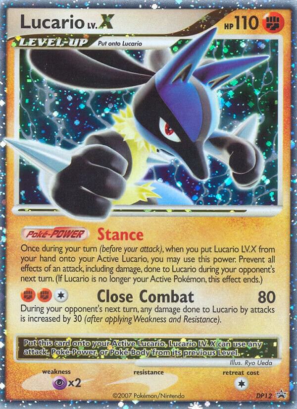 Lucario LVX DP12 (Diamond and Pearl Promos)  - Holofoil