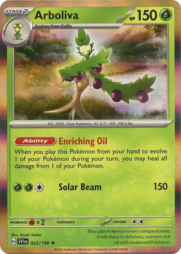 Arboliva 023/198 (SV01: Scarlet & Violet Base Set)  - Holofoil