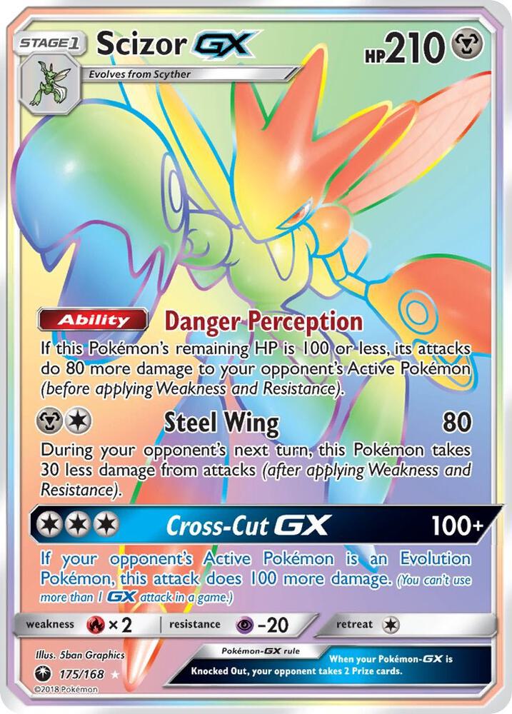 Scizor GX 175/168 (SM - Celestial Storm)  - Holofoil