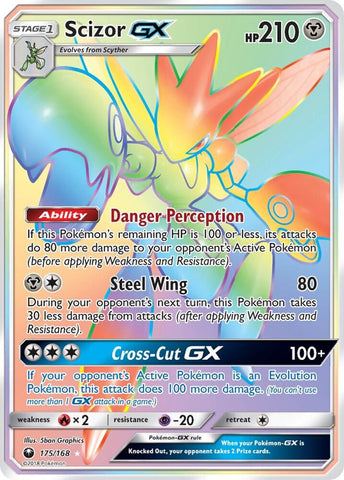 Scizor GX 175/168 (SM - Celestial Storm)  - Holofoil