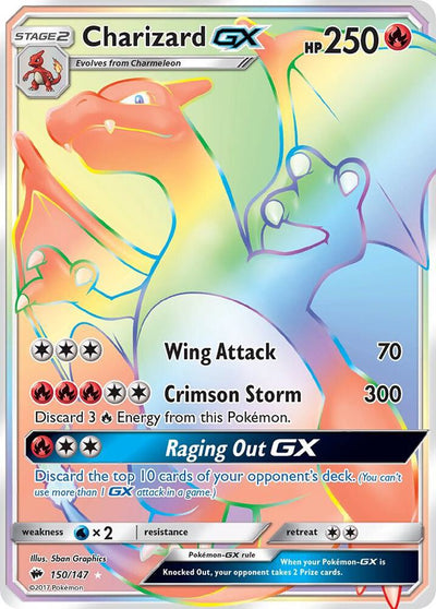 Charizard GX 150/147 (SM - Burning Shadows) - Holofoil