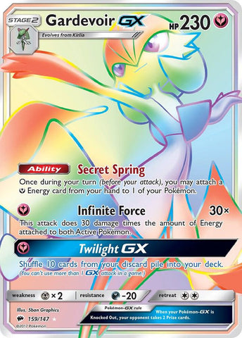 Gardevoir GX 159/147 (SM - Burning Shadows)  - Holofoil