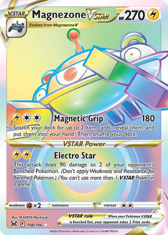 Magnezone VSTAR Secret 198/196 (SWSH11: Lost Origin)  - Holofoil