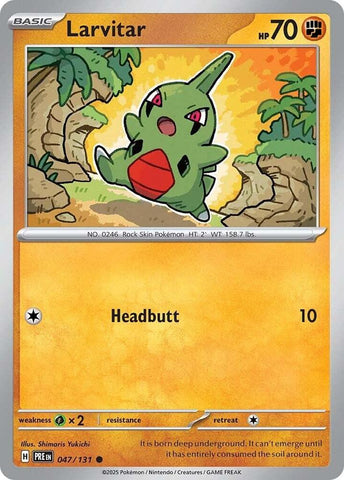 Larvitar 047/131 (SV: Prismatic Evolutions) 