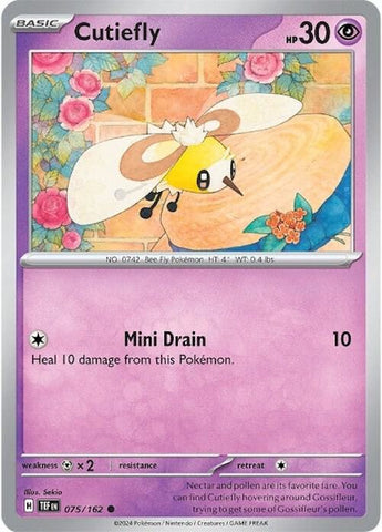 Cutiefly 075/162 (SV05: Temporal Forces)  - Reverse Holofoil