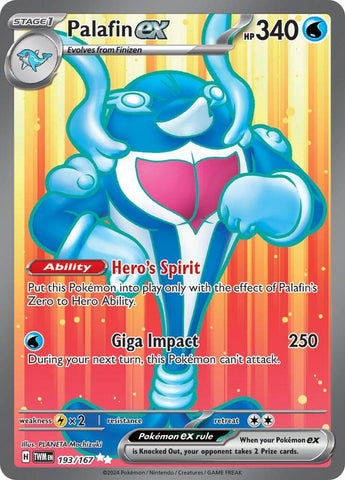 Palafin ex 193/167 (SV06: Twilight Masquerade)  - Holofoil
