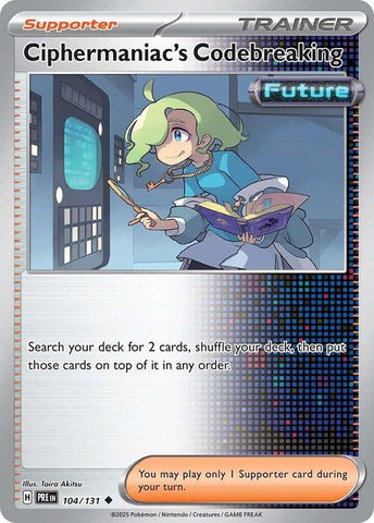 Ciphermaniac's Codebreaking 104/131 (SV: Prismatic Evolutions) 