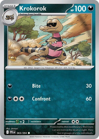 Krokorok 065/094 (ME02: Phantasmal Flames) 