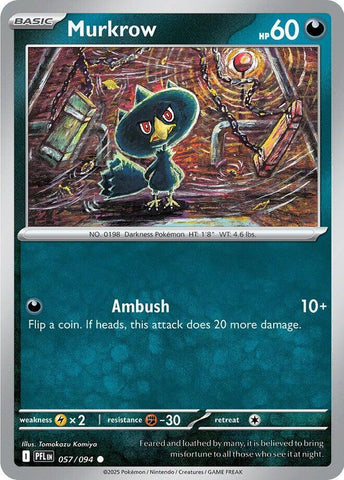 Murkrow 057/094 (ME02: Phantasmal Flames) 