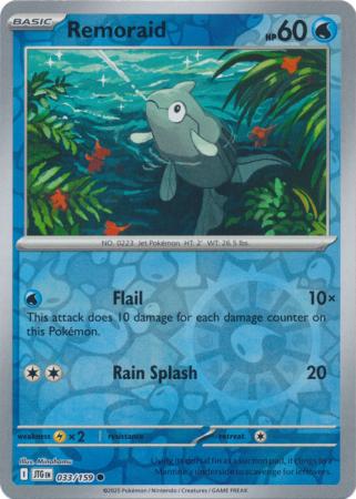 Remoraid 033/159 (SV09: Journey Together)  - Reverse Holofoil