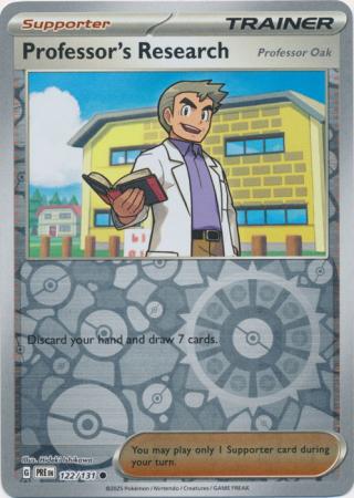 Professor's Research 122/131 (SV: Prismatic Evolutions)  - Reverse Holofoil