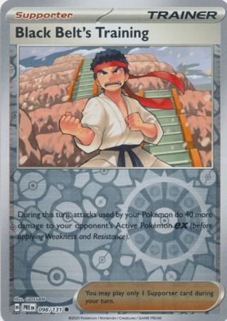 Black Belt's Training 098/131 (SV: Prismatic Evolutions)  - Reverse Holofoil
