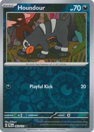 Houndour 062/131 (SV: Prismatic Evolutions)  - Reverse Holofoil