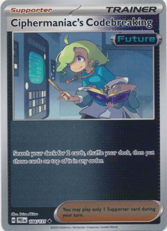 Ciphermaniac's Codebreaking 104/131 (SV: Prismatic Evolutions)  - Reverse Holofoil