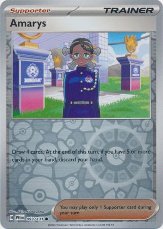 Amarys 093/131 (SV: Prismatic Evolutions)  - Reverse Holofoil