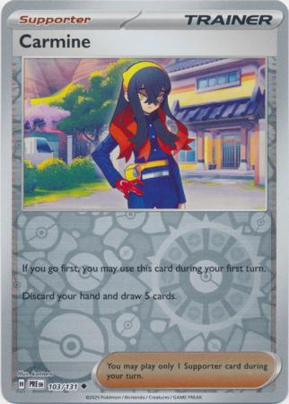 Carmine 103/131 (SV: Prismatic Evolutions)  - Reverse Holofoil