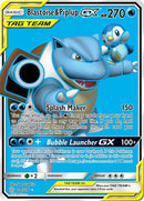 Blastoise and Piplup GX 214/236 (SM - Cosmic Eclipse)  - Holofoil