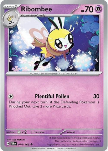 Ribombee 076/162 (SV05: Temporal Forces)  - Reverse Holofoil
