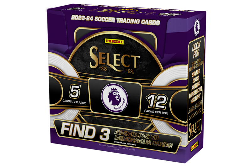 2023-24 Panini Select Premier League Soccer Trading Card Box (Hobby)