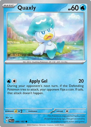 Quaxly 049/193 (SV02: Paldea Evolved) 