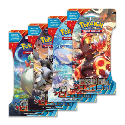 XY primal clash sealed blister art set