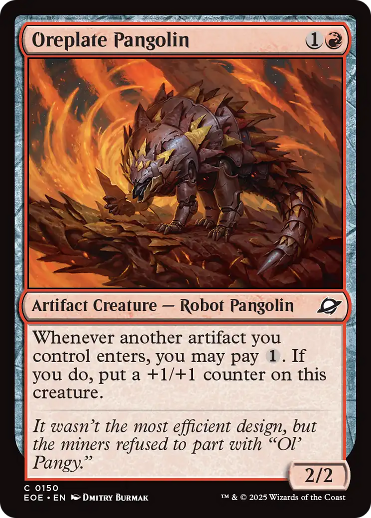 Oreplate Pangolin [Edge of Eternities]