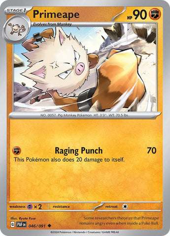 Primeape 046/091 (SV: Paldean Fates) 