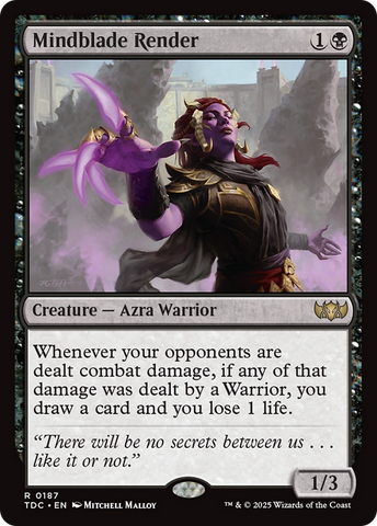 Mindblade Render [Tarkir: Dragonstorm Commander]