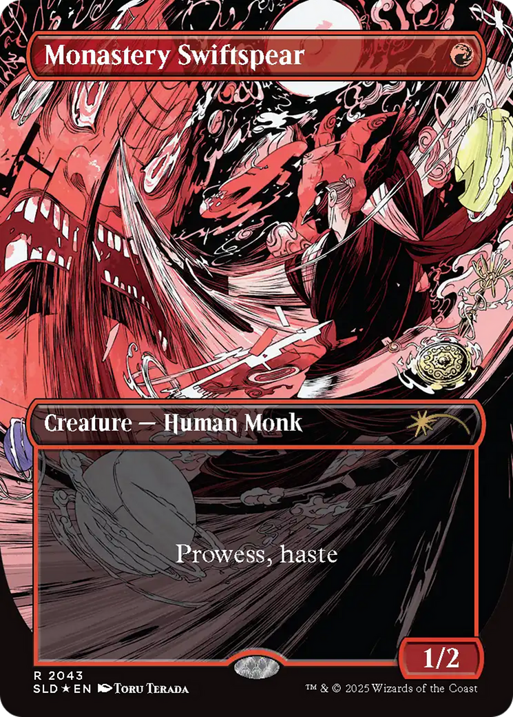 Monastery Swiftspear (2043) (Raised Foil) [Secret Lair Drop Series]