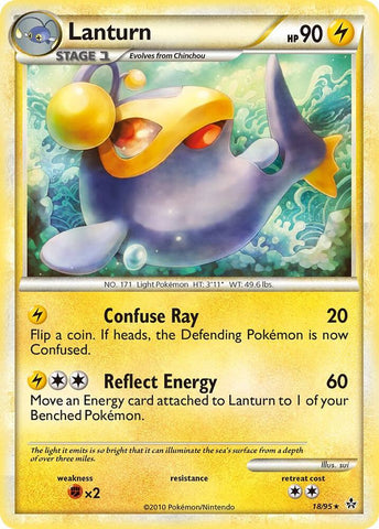 Lanturn 18/95 (Unleashed)  - Reverse Holofoil