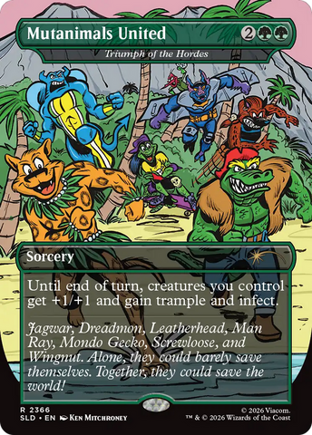 Triumph of the Hordes (JP Alternate Art) (Silver Scroll Foil) [Secrets of Strixhaven: Mystical Archive]