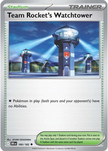 Team Rocket's Watchtower 180/182 (SV10: Destined Rivals) 