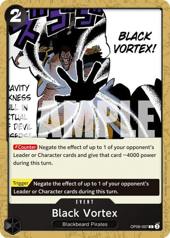 Black Vortex (Reprint) OP09-097 (Premium Booster -The Best- Vol. 2) 