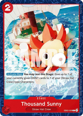 Thousand Sunny EB02-009 (Extra Booster: Anime 25th Collection) 