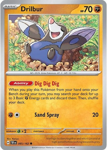 Drilbur 085/162 (SV05: Temporal Forces)  - Reverse Holofoil