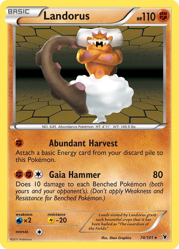 Landorus 74/101 (Noble Victories)  - Holofoil